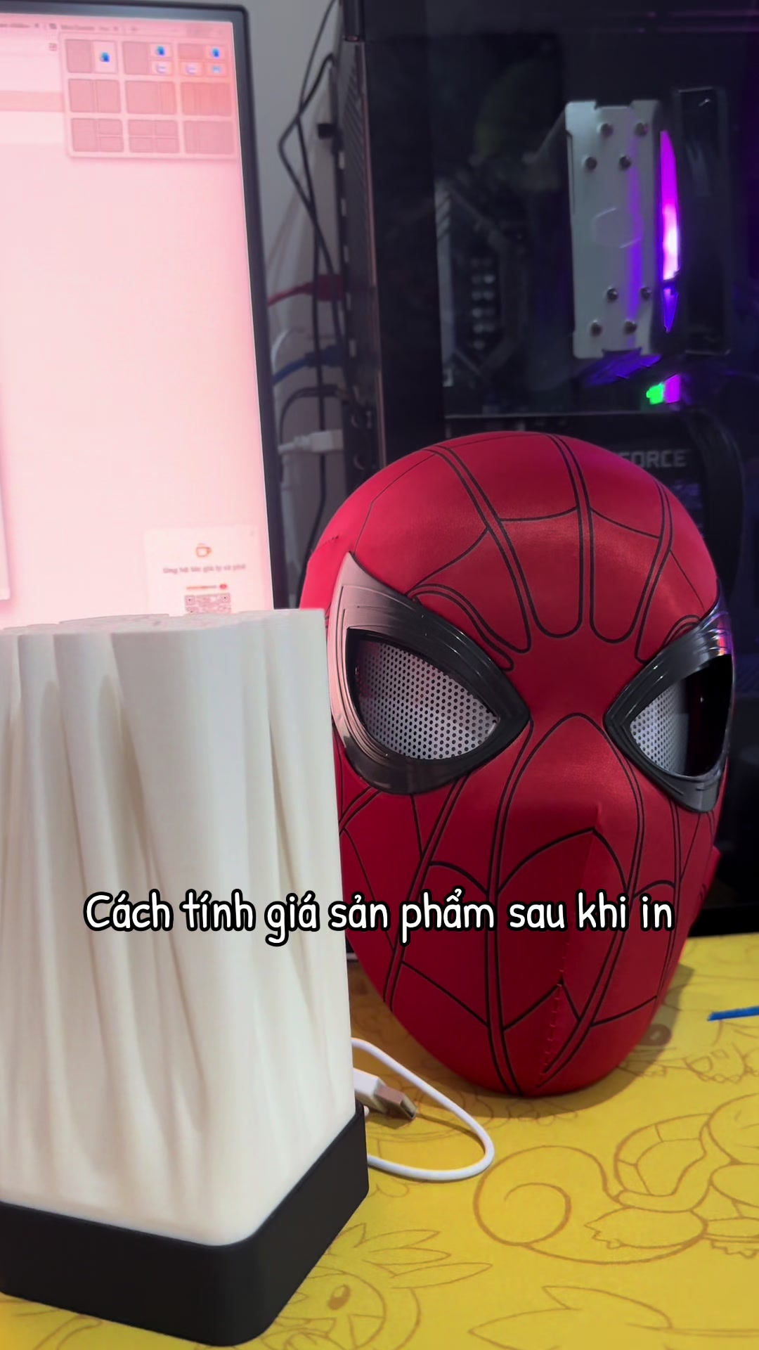 Hướng dẫn tính giá sau khi in